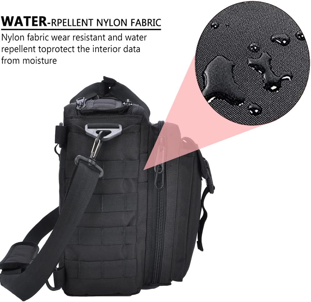 Tactical Briefcase, tactical computer bag 14.1" 15.6 In Men's Military Laptop Messenger Multifunction Briefcase for Men - Image 4