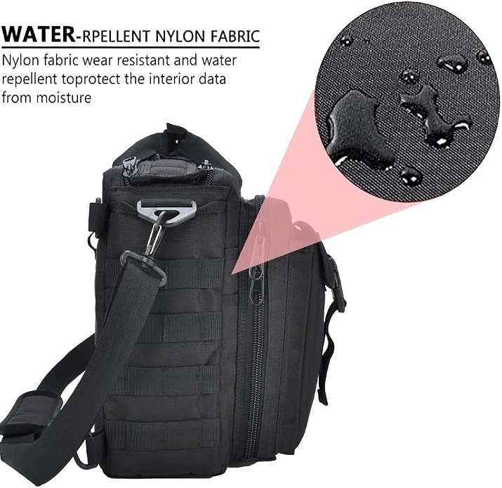 Maletín táctico para portátil 15.6 pulgadas negro miniatura 4