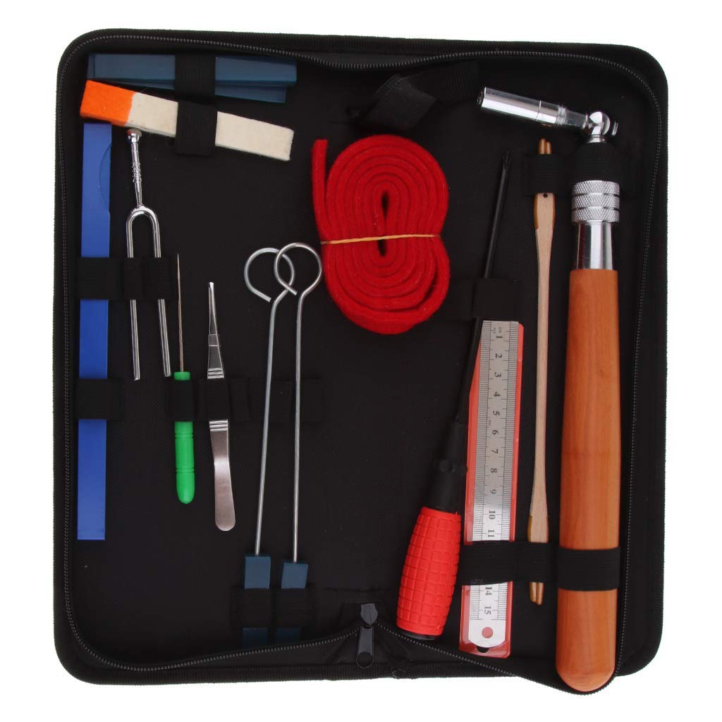 14 pezzi professionale pianoforte accordatore chiave Tuning strumento accessori