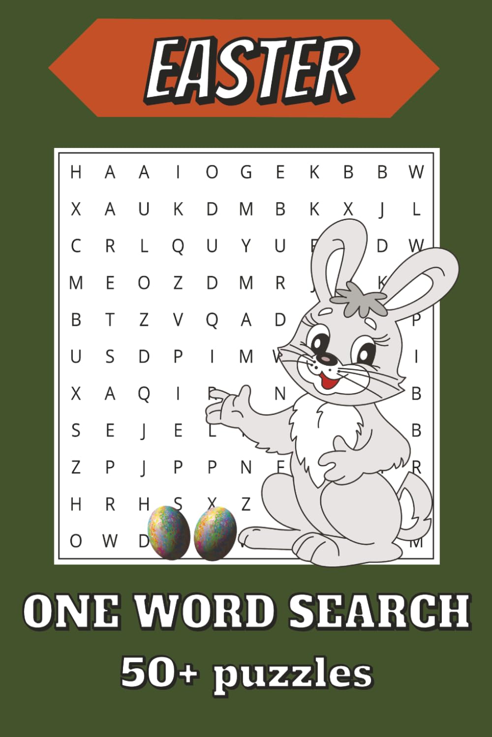 EASTER ONE WORD SEARCH 50+ PUZZLES SOLUTIONS INCLUDED