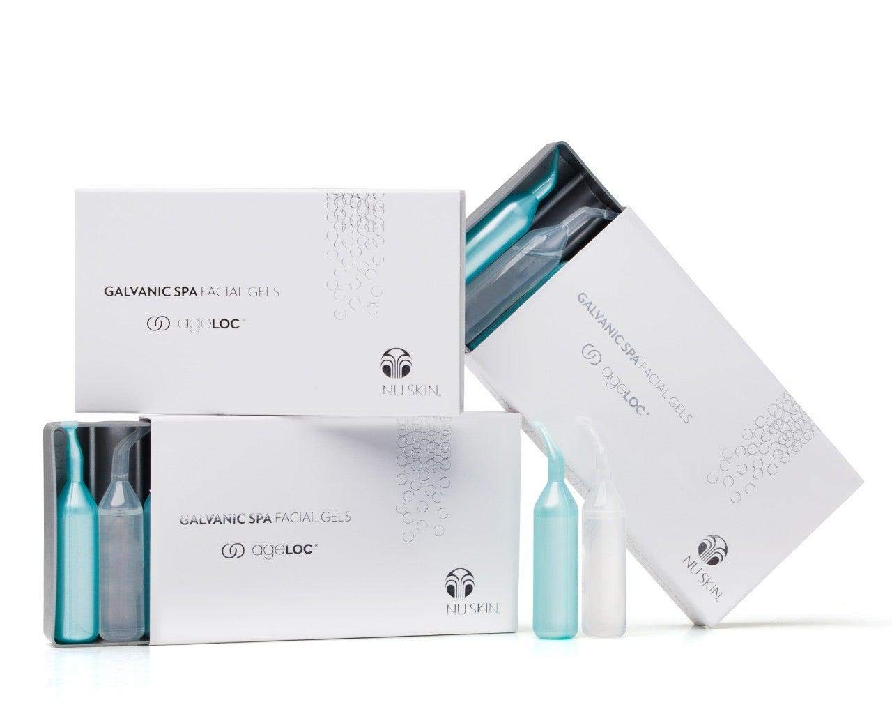 Nu Skin Galvanic Spa Facial Gels with ageLOC x 3 Boxes