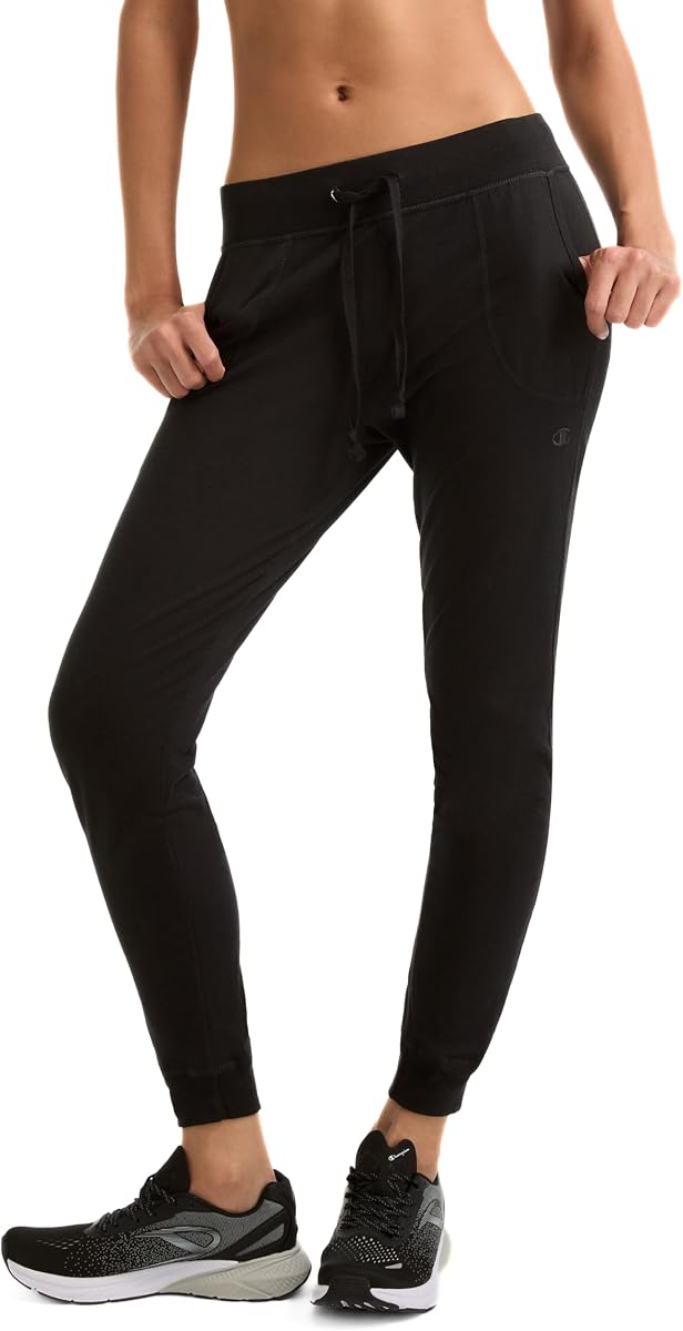 Champion Lounge Joggers para mujer, pantalones, ajuste estándar, ligero