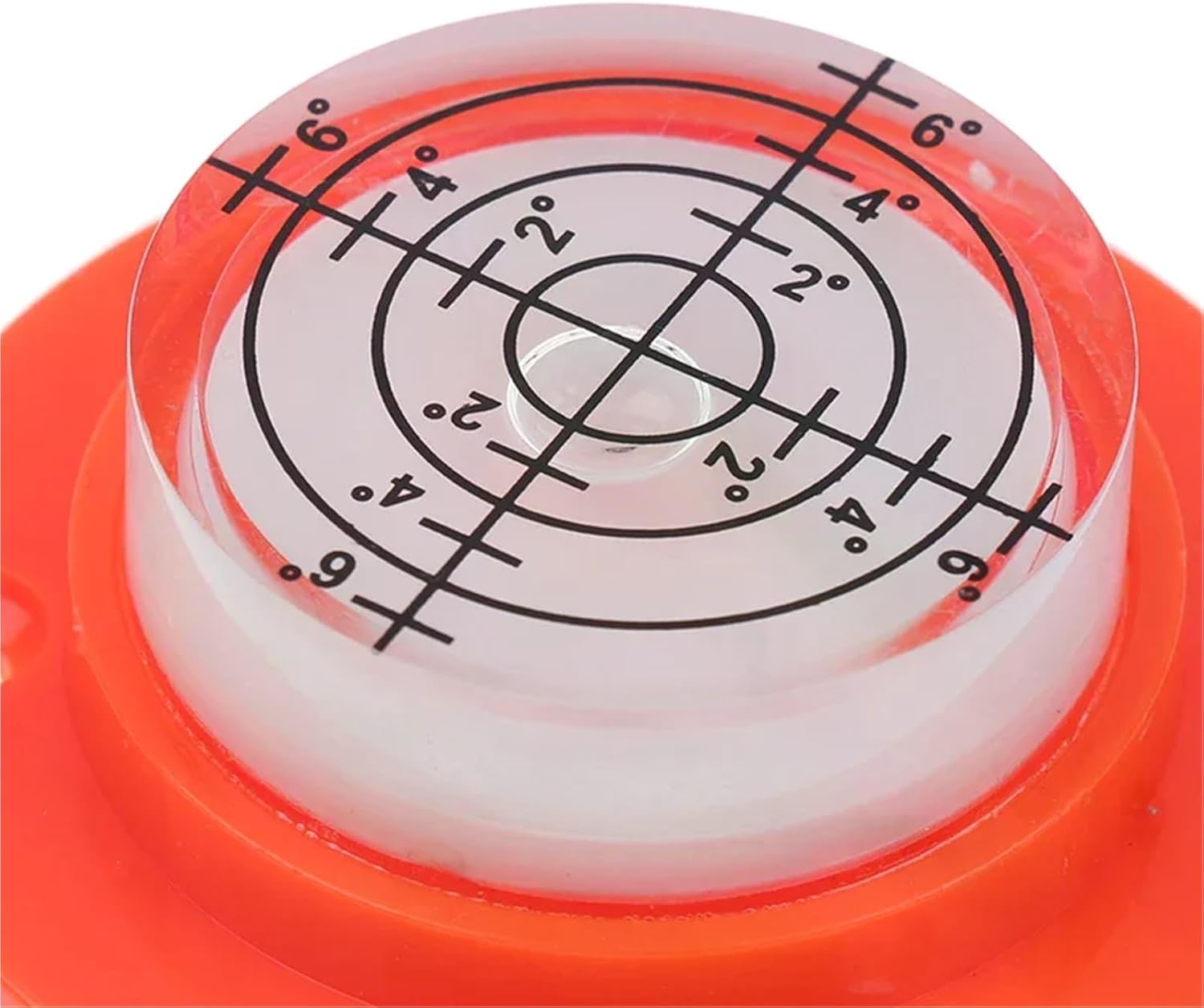 1pc Plastic Round Horizontal Bubble Level High Precision Bubble Level Bulls Eye Horizontal Spirit Level For Desktop Wooden(B6)