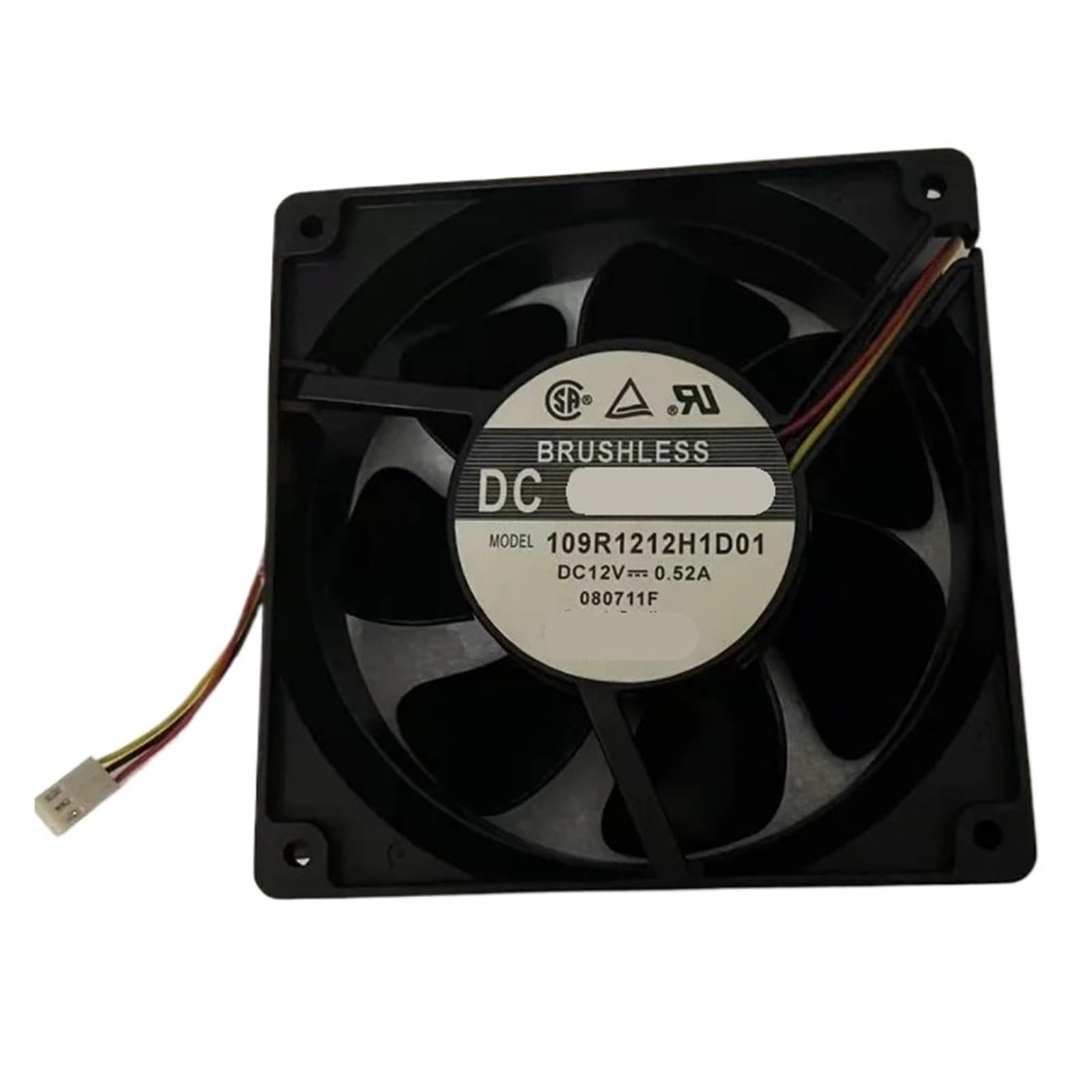EAHWCXSD 109R1212H1D01 Fan 12V 0.52A 120×120×38mm 3wire 12cm fan