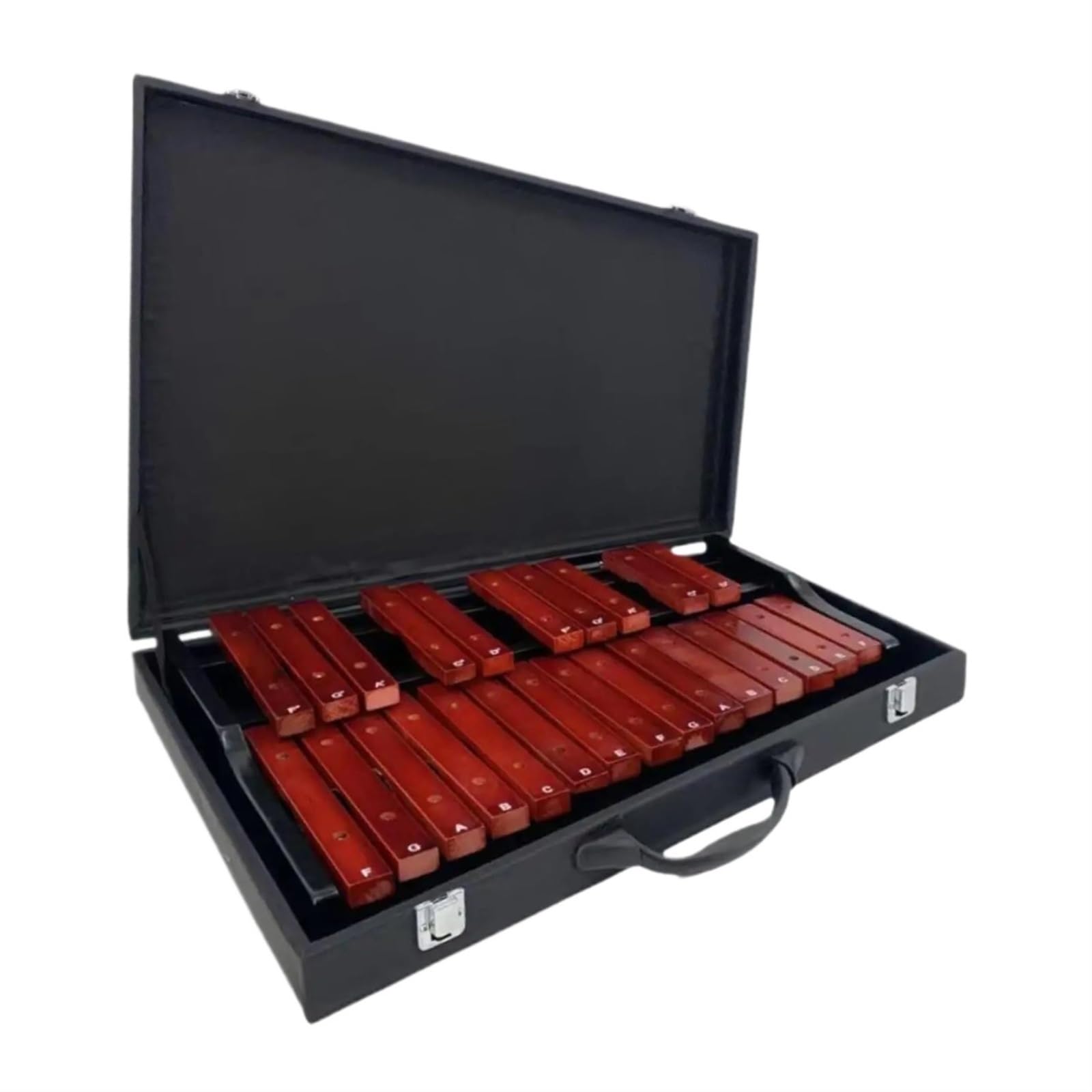 Instrument De Musique Xylophone En Bois Xylophone À Percussion En Bois 25 Notes Instrument Pour Performances À Domicile Et À L'extérieur(A)