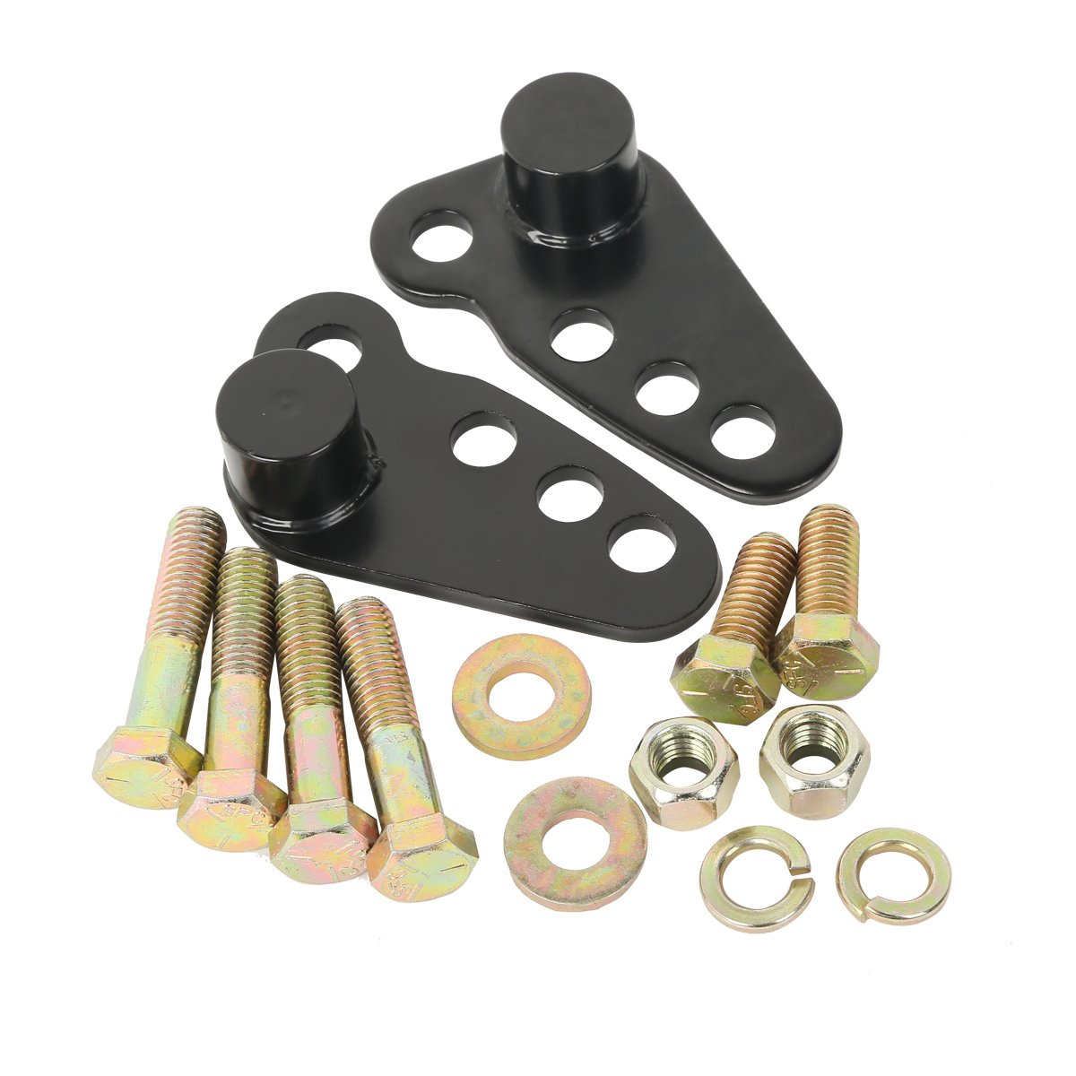 XMT-MOTO - Kit di Abbassamento Posteriore Regolabile 1-3 cm per Harley Davidson Touring Bikes/Street Glide/Electra Glide/Ultra/Road King Con Sella Rigida