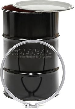 Skolnik 30 Gallon Open Head Carbon Steel Drum with Epoxy Phenolic Lining, CQ3005L