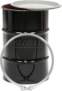 Skolnik 30 Gallon Open Head Carbon Steel Drum with Epoxy Phenolic Lining, CQ3005L