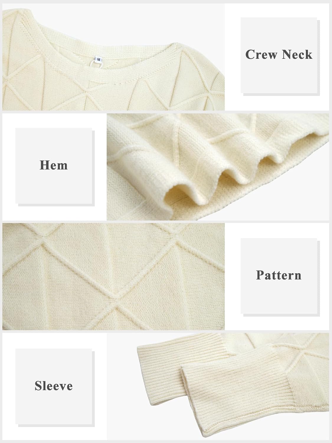 Women's Cozy Lightweight Crewneck Pullover Sweater Soft Fall Winter Sweater for Business Casual - Image 6