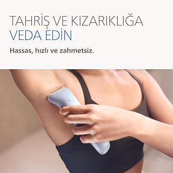 Philips Epilatör Serisi 8000, Kablosuz, Islak ve Kuru Kullanım, ProGuide 360°, LED Işık, 60 Dakika Pil Ömrü, BRE709/05