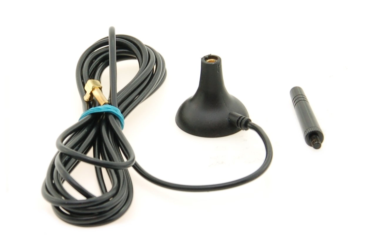 Antenne mit Magnetstandfuß für 2G (GSM), 3G (UMTS), 4G (LTE) mit MCX/M-RA Stecker und 2,5m Kabel 2,2 dBi Gewinn