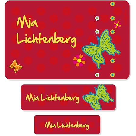 Striefchen Namensetiketten - Schuletiketten Mit Traum Motiv