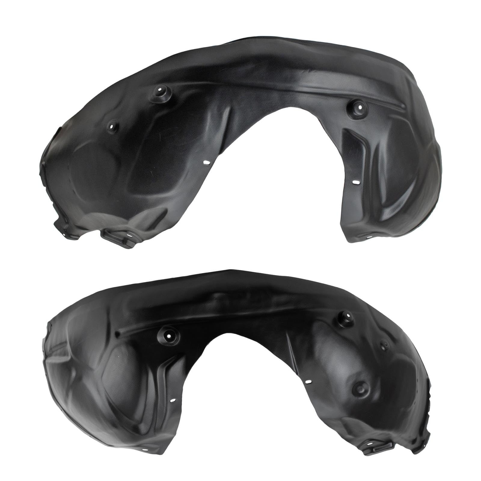 TRQ Front Driver and Passenger Side Inner Fender Liner Set | For 2011-2014 Dodge Charger
