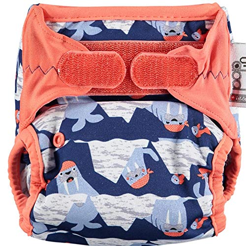Close Pop-In Pañal de Tela Reutilizable, Multicolor (Walrus), 3.18-16 kg
