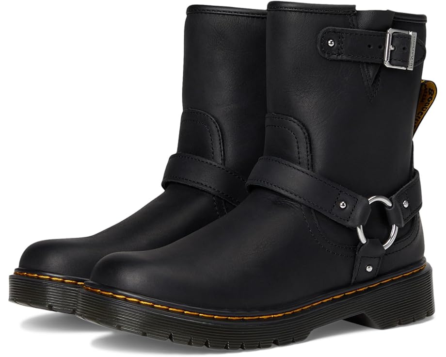 Dr. Martens Kid's Collection Genaya Rigger Boots (Little Kid/Big Kid) - Pair View