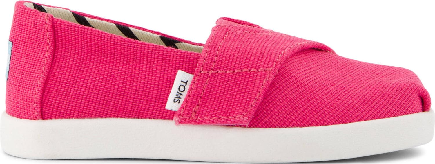 TOMS Alpargata Slip-On Shoes - Comfortable Textile Uppers with Elastic Gore, Support A Cause, Perfect for Casual Daily Wear