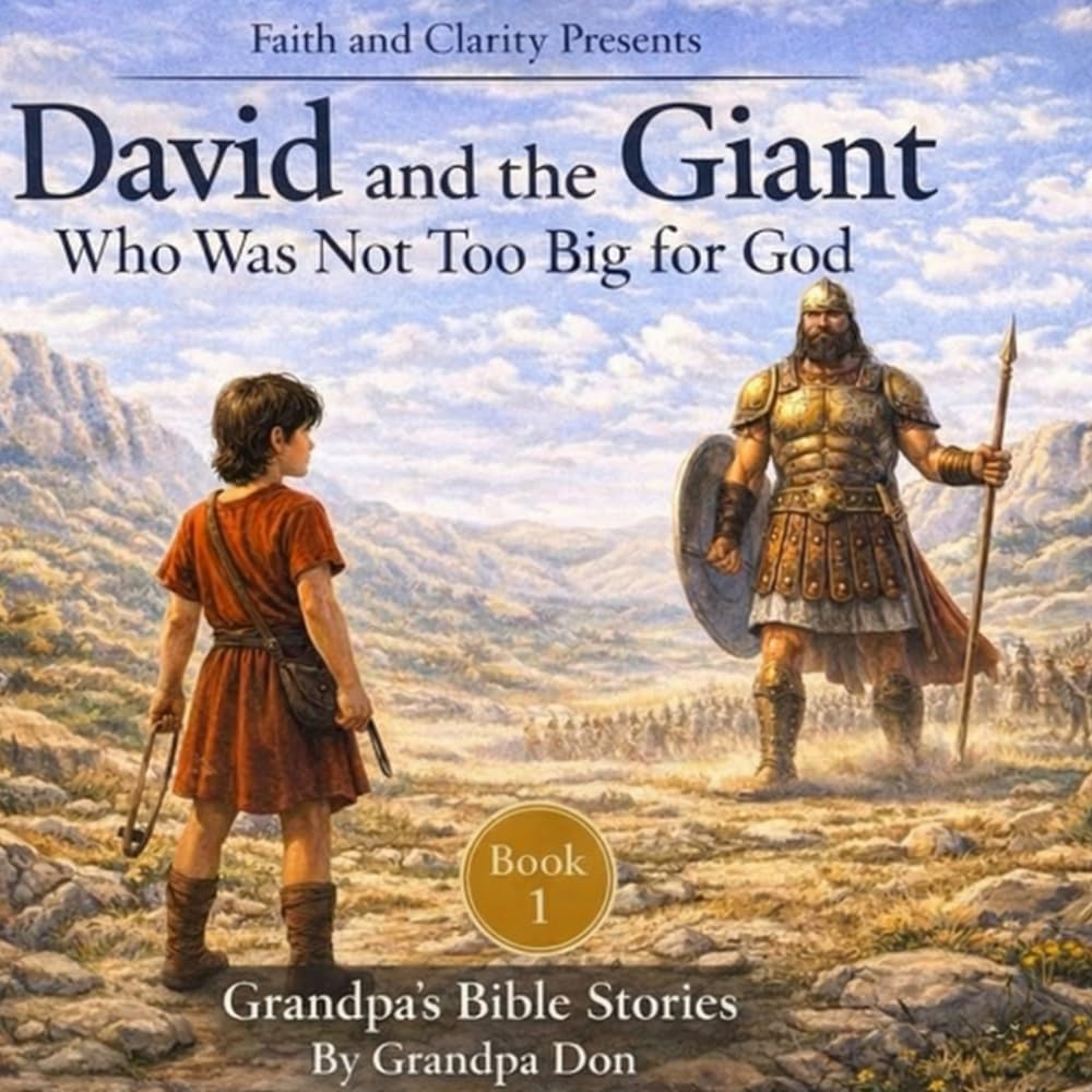 David and the Giant Who Was Not Too Big for God: A Grandpa's Bible Story Book
