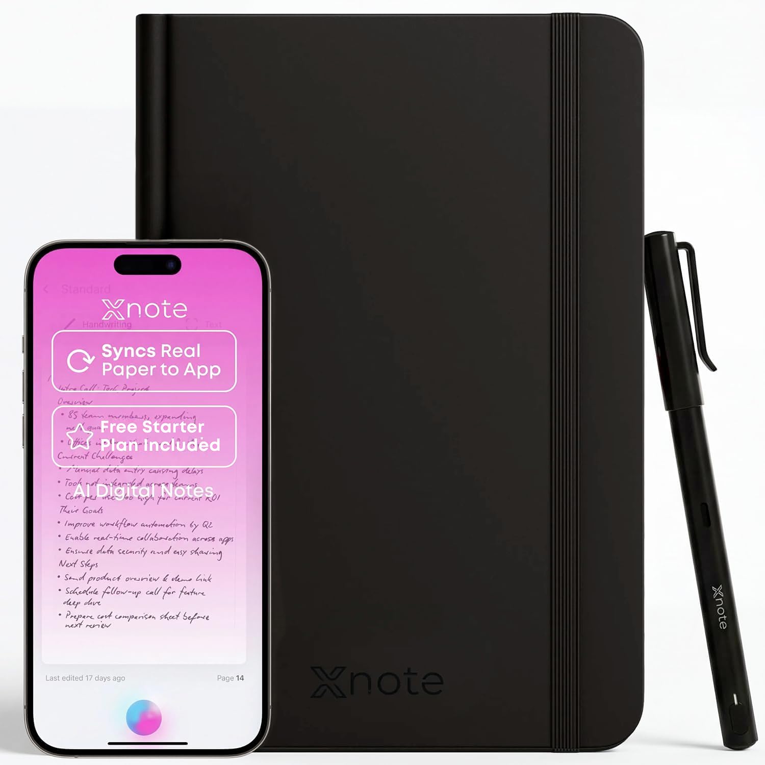 Amazon.com: XNote Smart Pen & Notebook Starter Set – AI-Powered