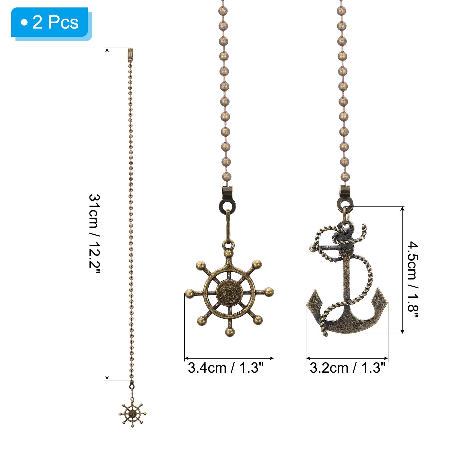 PATIKIL Ceiling Fan Pull Chain - Image 2