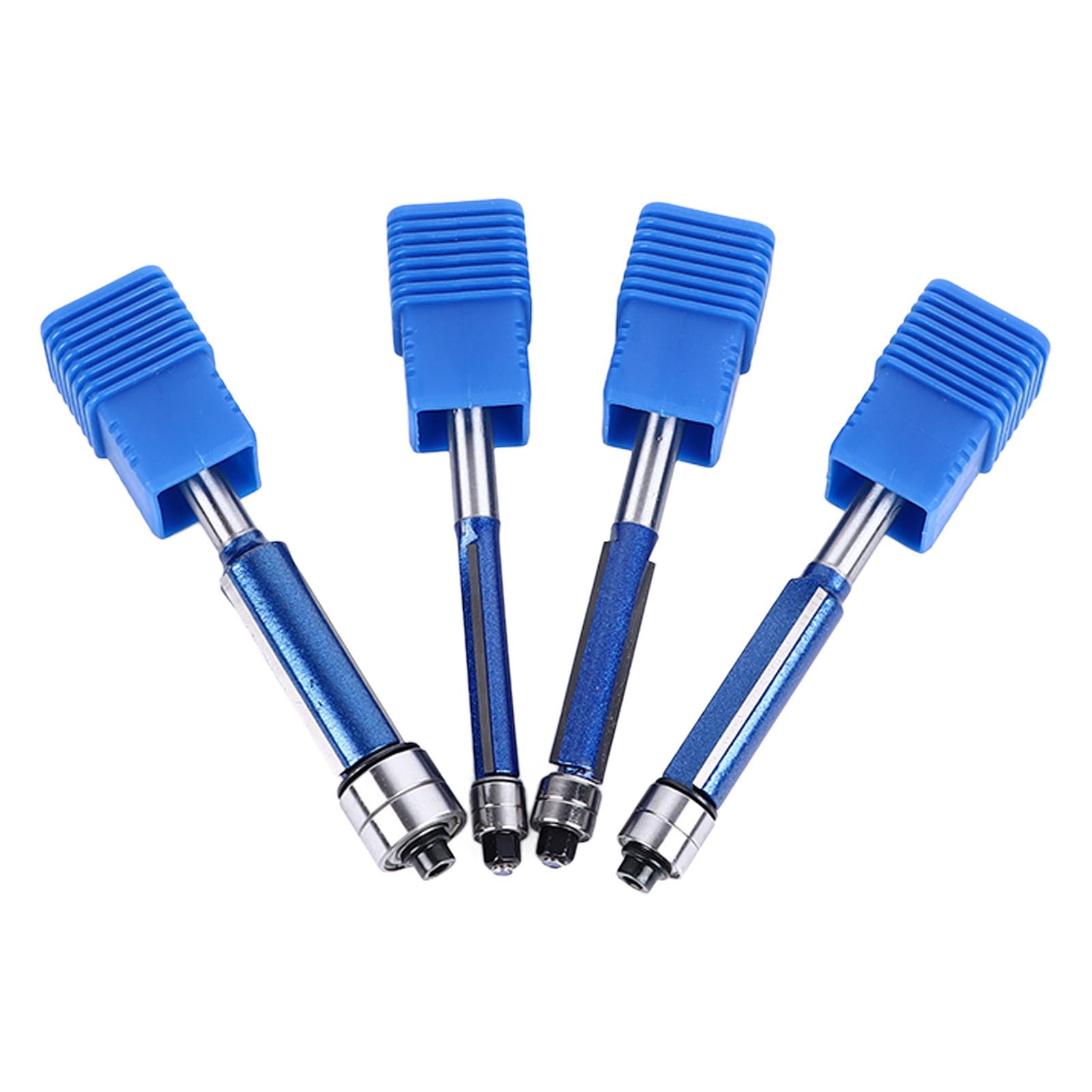 Double Warehouse Flush Tric Bit Stall Professional Straight Router Tool 4PCs, Home and Professional Carpentry