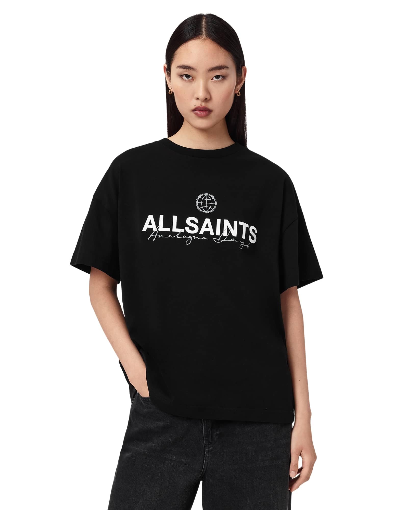 Allsaints Emblem Avri Tee T-Shirt Donna
