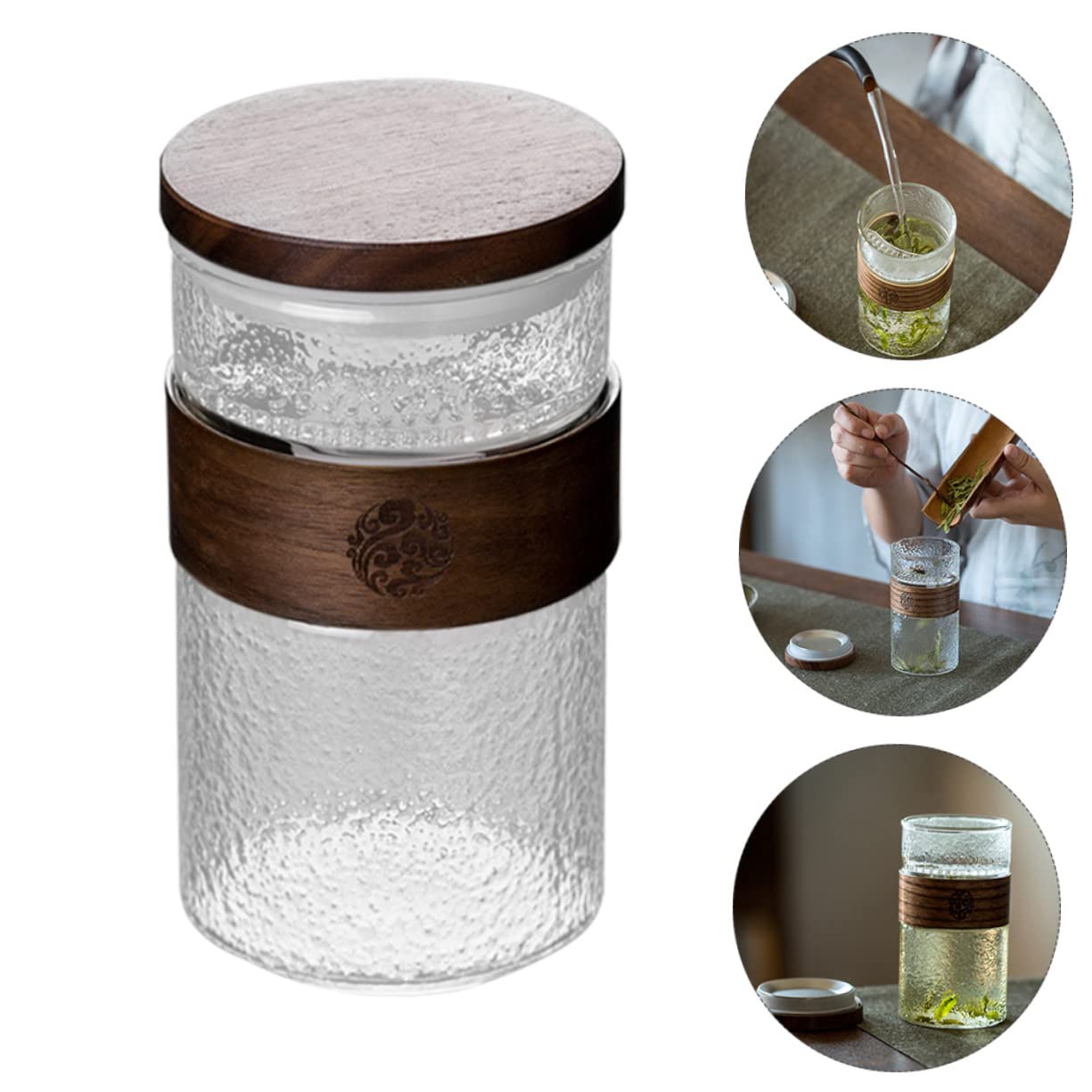 OFFSCH Teacup Infuser and Strainer Large Tea Strainer Cup for Office Single Cup Tea Infuser Set