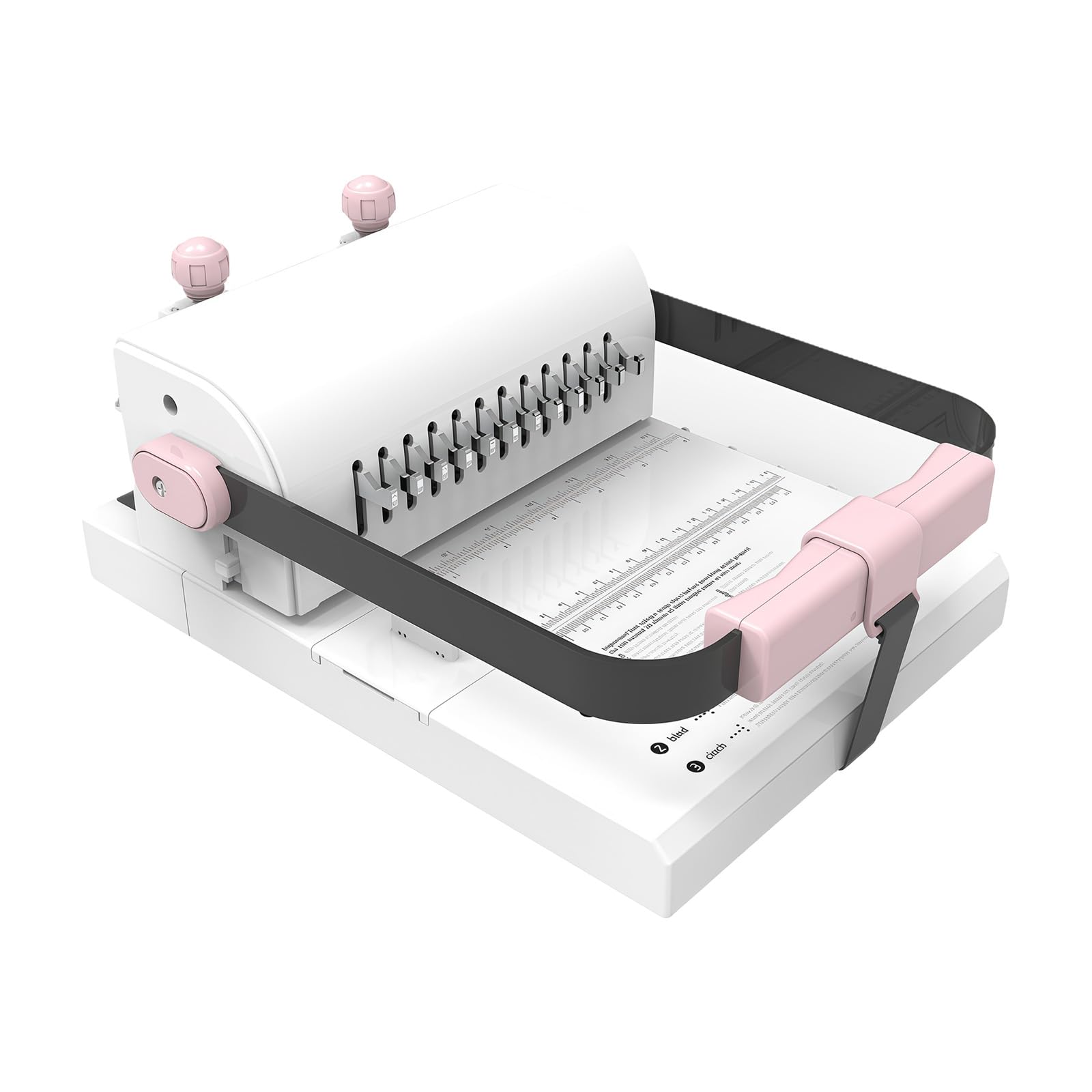 Ensemble de reliures de livres en acier et pinces pour travaux manuels, kit complet de reliure spirale avec outils essentiels pour projets créatifs, idéal pour la maison et le bureau