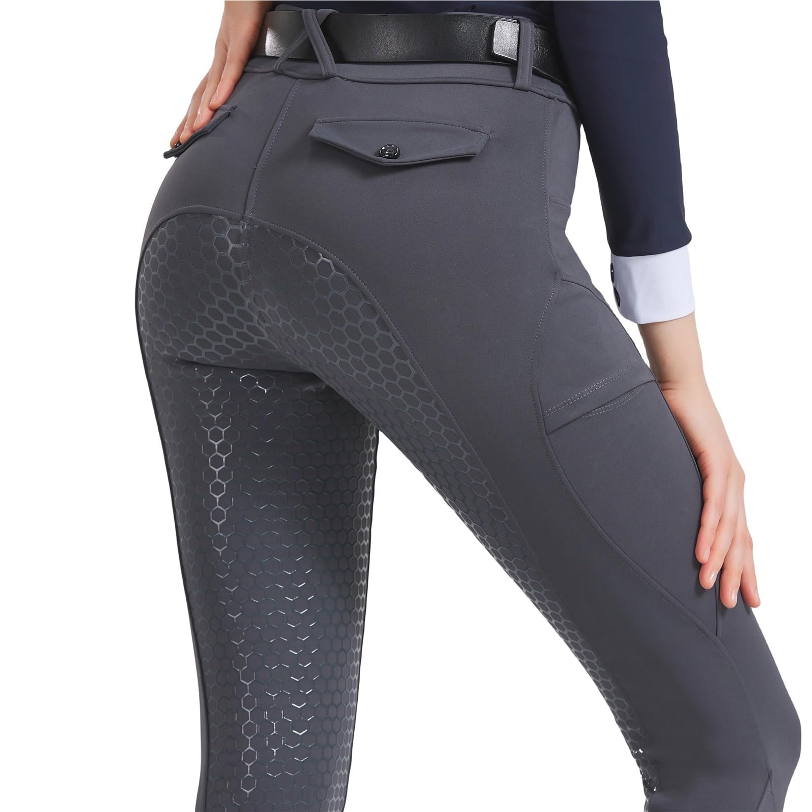 Reithose for Damen, professionelle Reitsporthose, aus Silikon, rutschfest, verschleißfest, hochelastisch Für Reitsport