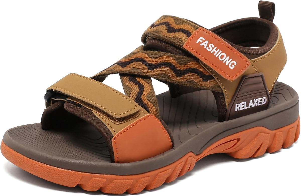 Womens Orthopedic Walking Sandals Hiking Sandals with Arch Support Recovery Sport Outdoor Water Sandles Thick Athletic Cushion Fasciitis Adjustable Sandals