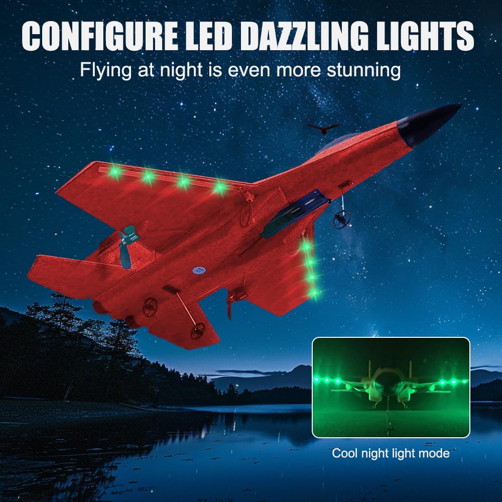 Tnamdan Avion Télécommandé, 2.4 GHz Avion RC, 2 Modes De