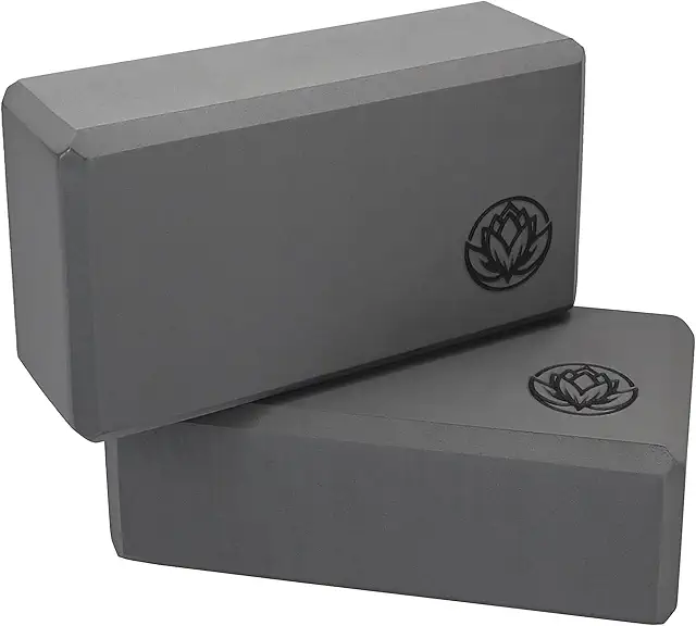 Bloques de Yoga VonBueren | 2 Unidades EVA | 22x12x7.5 cm | Pilates y Fitness