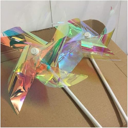 Miniatura 6 de HOHOFILM Lámina de ventana Blaze Rainbow de 35.4 x 78.7 pulgadas, autoadhesiva, colorida, tintado decorativo, bricolaje, manualidades, vinilo para