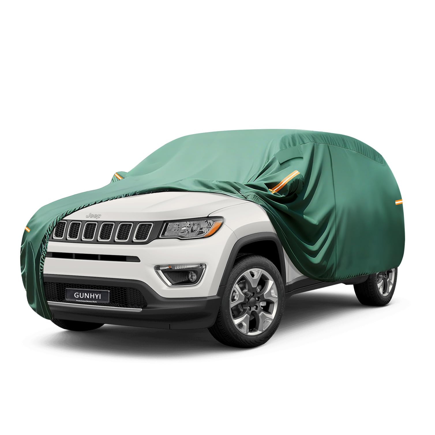 GUNHYI Car Cover Custom Fit Jeep Cherokee 2014-2025 Waterproof All-Weather 16-Layer Heavy Duty Full Exterior Cover with Vents