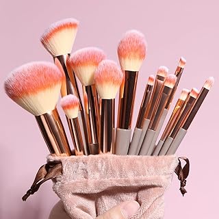 Juego de brochas de maquillaje profesional de...