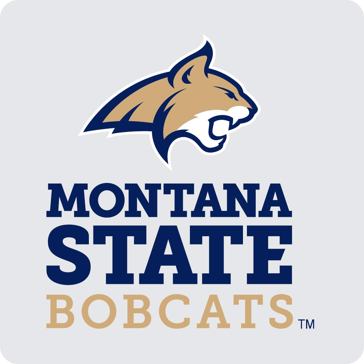 Montana State Bobcats Acrylic Coaster 4-Pack Officially Licensed Collegiate Product