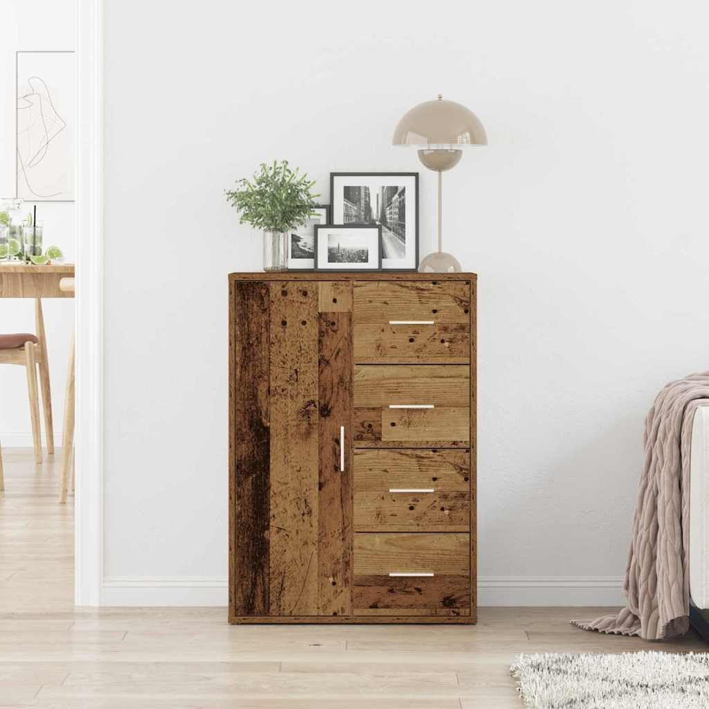 vidaXL Bufet Stare drewno 60 x 31 x 84 cm Drewno inżynieryjne