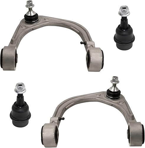 Miniatura 86 de Detroit Axle - Kit de brazos de control delanteros de 4 piezas para Nissan Cube 2009-2014, Nissan Versa 2007-2012 2 brazos de control inferiores con