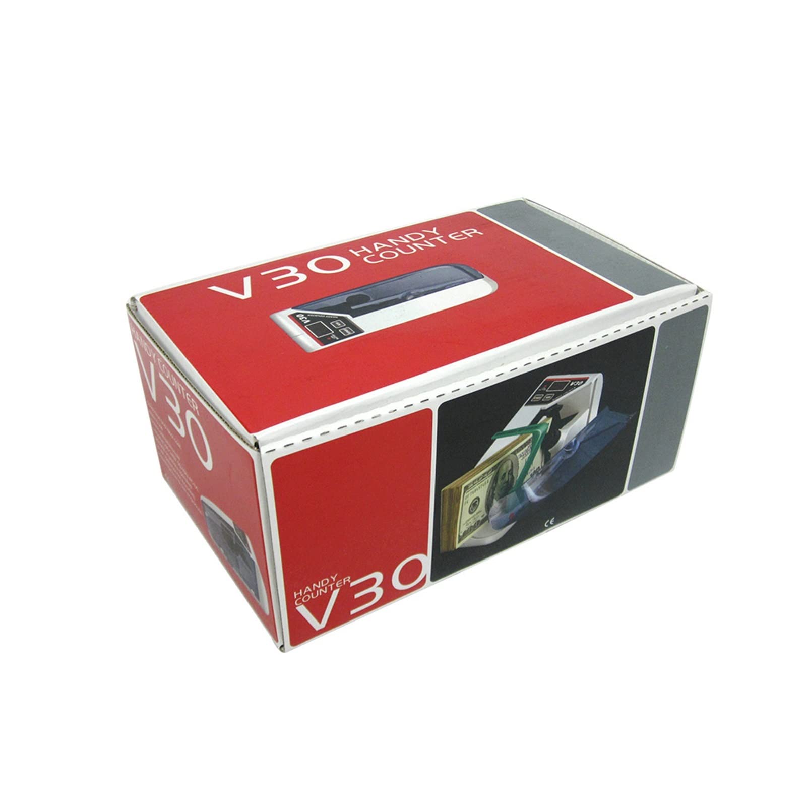 V30 Money Counter Machine portatile Piccola for le bollette in valuta estera Contatura della macchina Multanazionale Bill Conteggio Macchina per le aziende