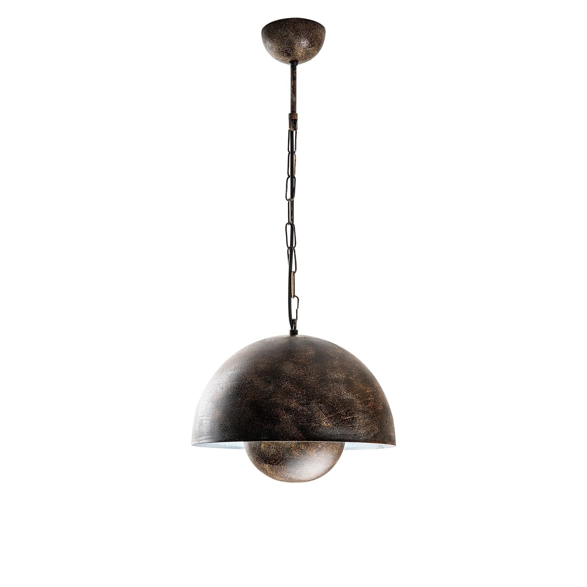 Opviq Elegante chandelier, cuerpo de metal, diámetro de 30 cm, altura total de 70 cm, no ajustable, casquillo E27, máx. 40 W, perfecto para interiores modernos y clásicos