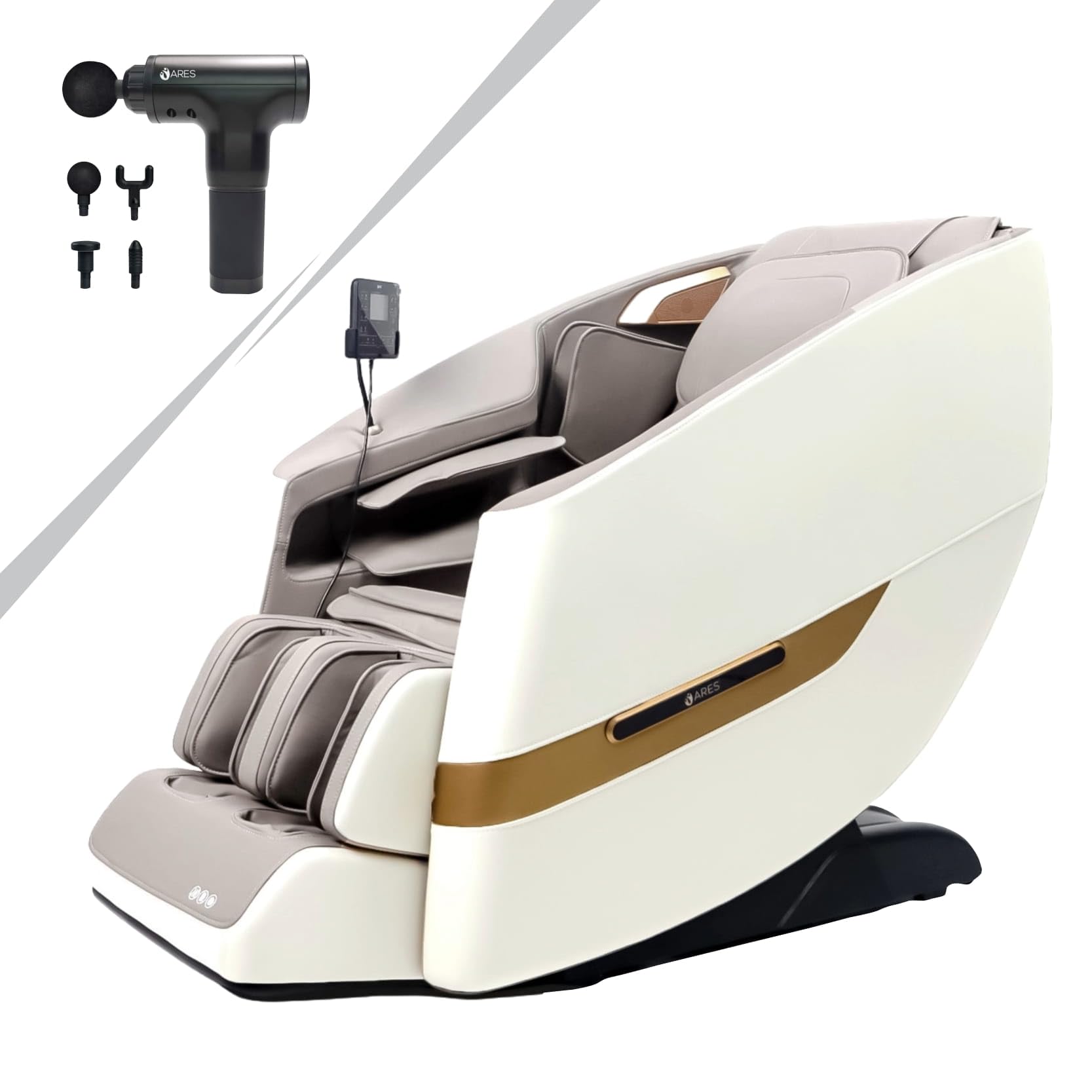 ARES uClass Massage Chair | Magnetic Massage Mechanism | 24 Auto Programs | Waist and Leg Heating Therapy | Intelligent Voice Control|3 Zero Gravity (03 Year Warranty)