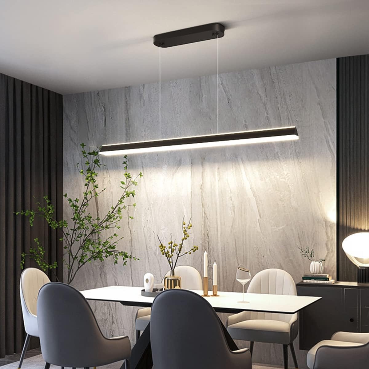 Bellastein LED Pendant Lamp Dining Table Pendant Lamp Modern Linear