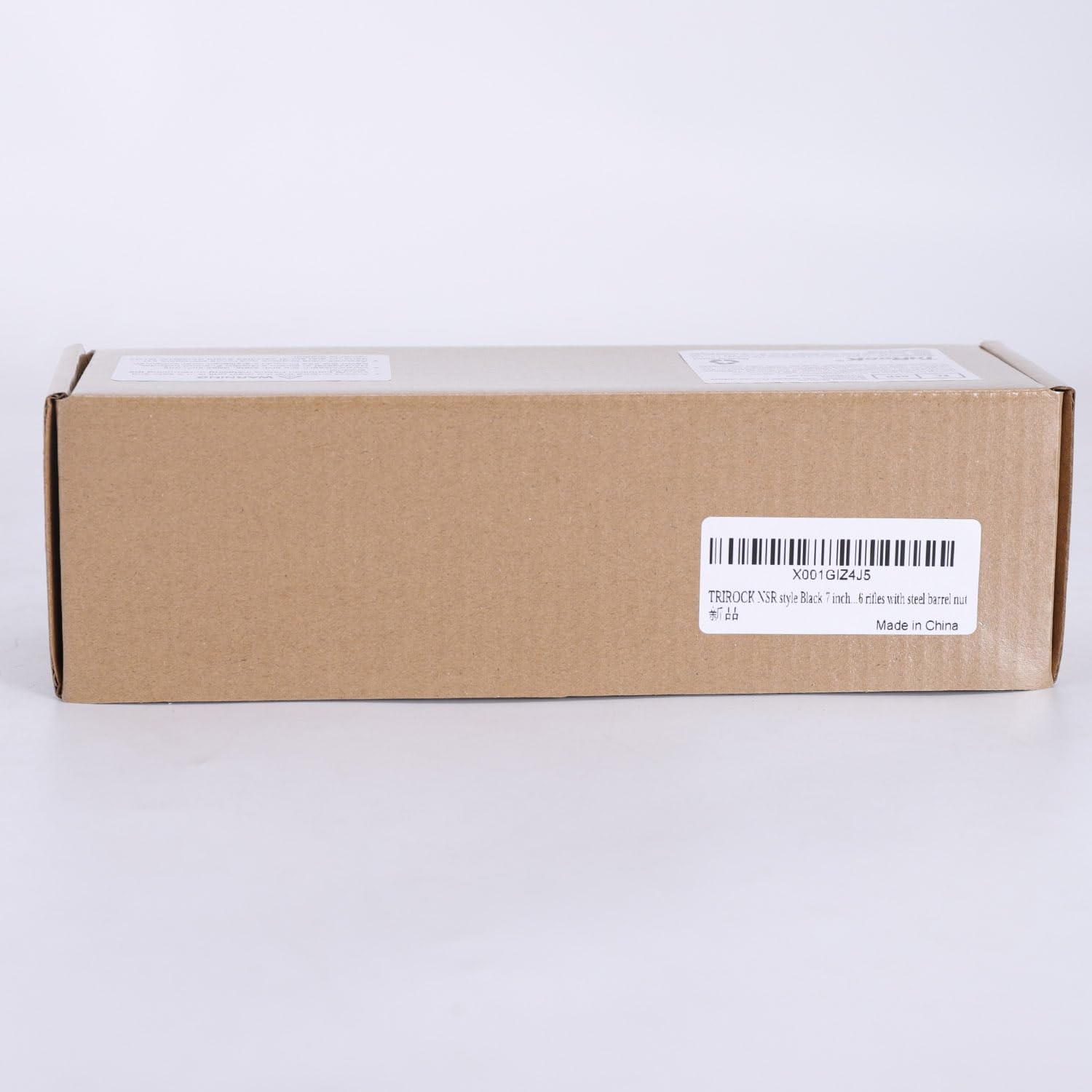 Trirock NSR Style Black 7 Inch M-LK Free Float AR15 Handguard Fits .223/5.56 Rifles Steel Barrel Nut