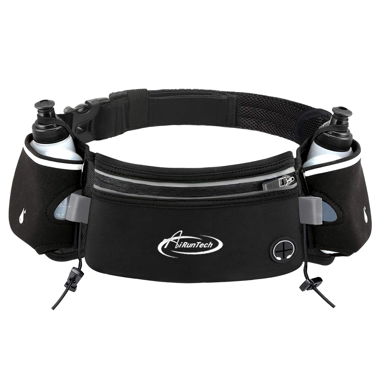 AiRunTech Hydration Running Belt with Water Bottle, Running Fanny Pack for Phone and Wallet Holder, Running Bag Runners Essentials Accessories Marathon Triathlon Walking Jogging Gear Gift