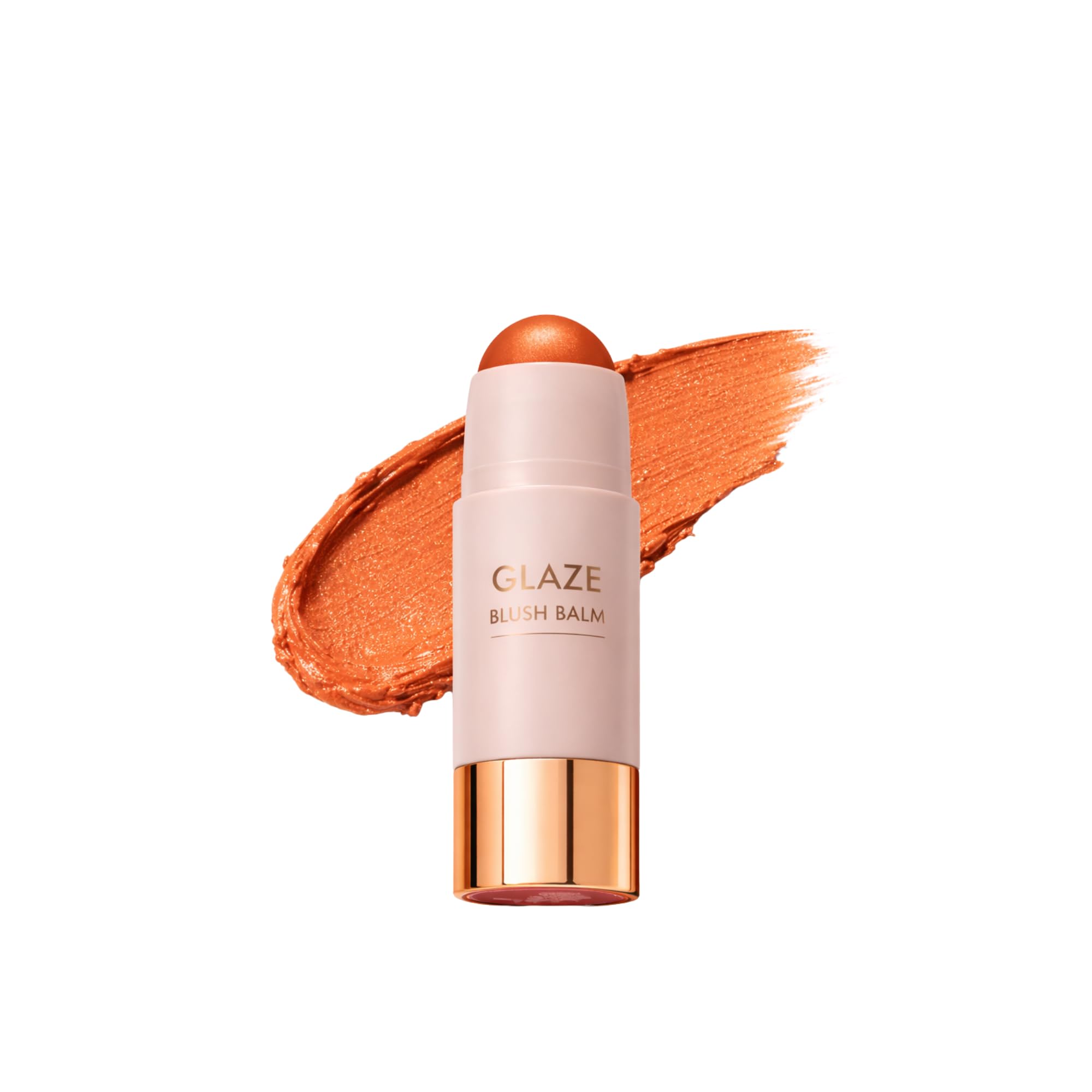 Bellamianta Glaze Blush & Glow Balm, Glossy Cheeks, Lips & Eyes, Copper, 5g