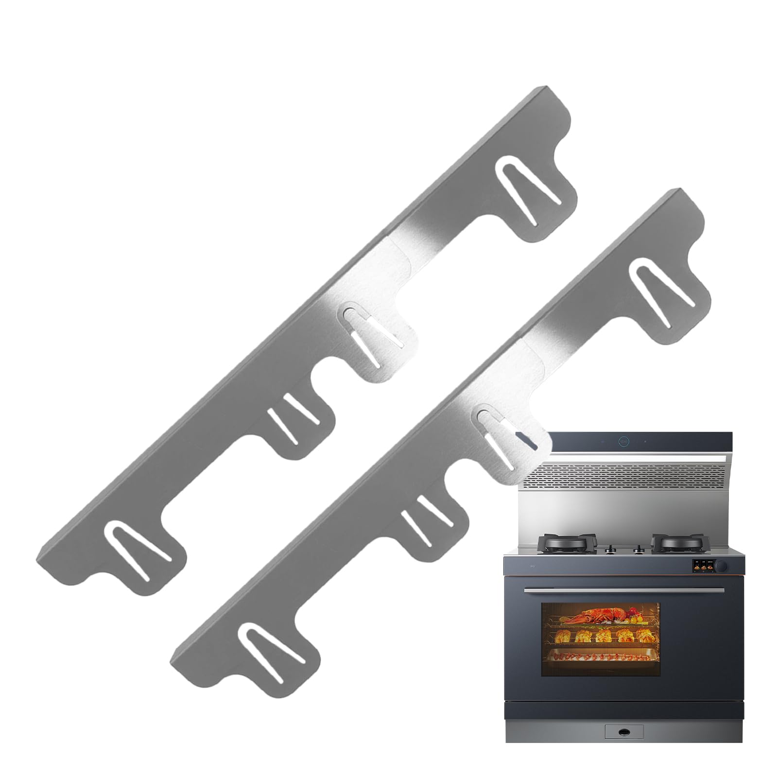 Housse pour four de cuisine en inox contre les miettes