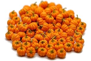 20 Piece Fake Fruit Artificial Mini Pumpkins