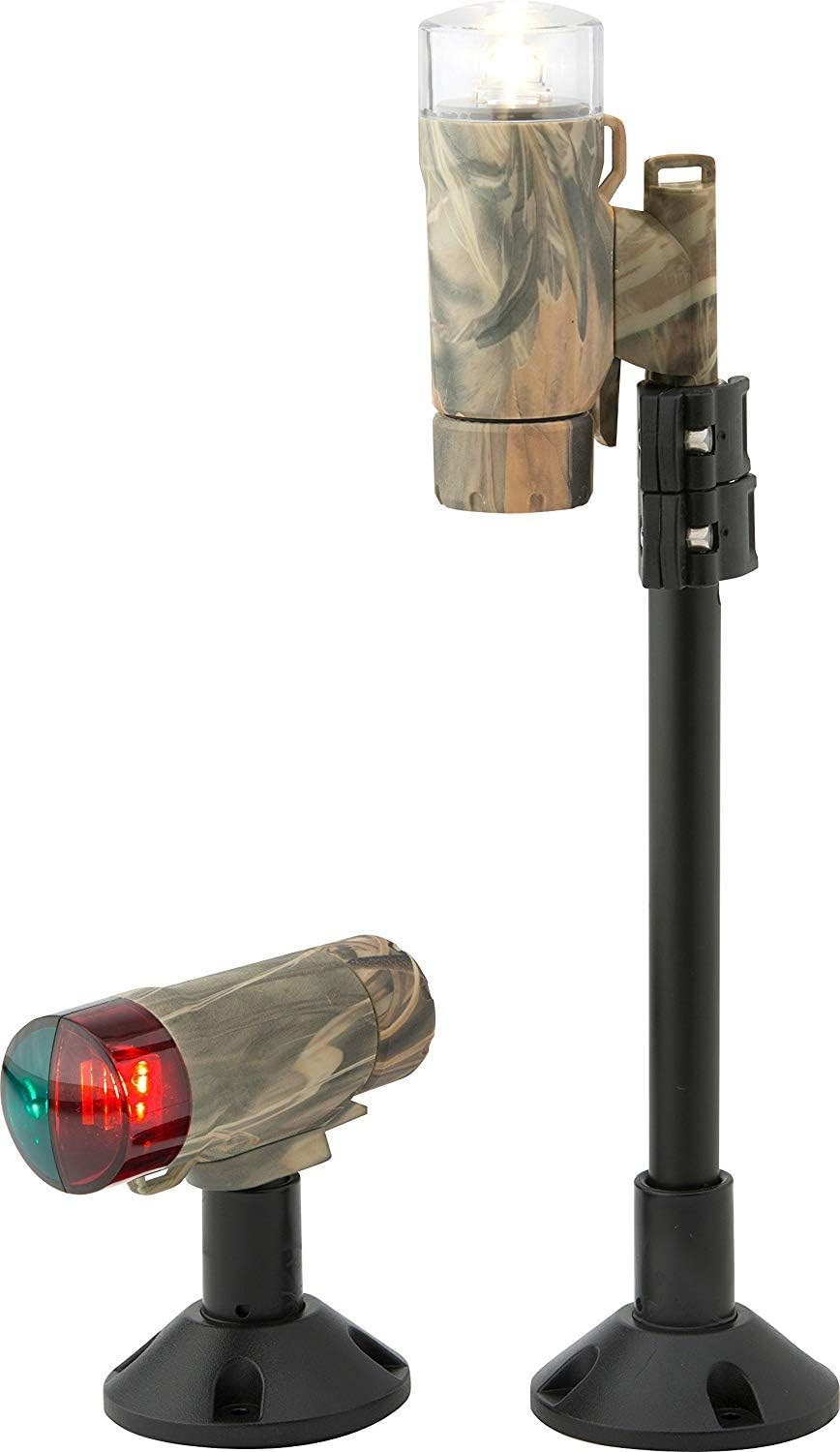 attwood 14193-7 Kit de luces LED de navegación resistentes al agua, acabado de camuflaje Real Tree Max-4