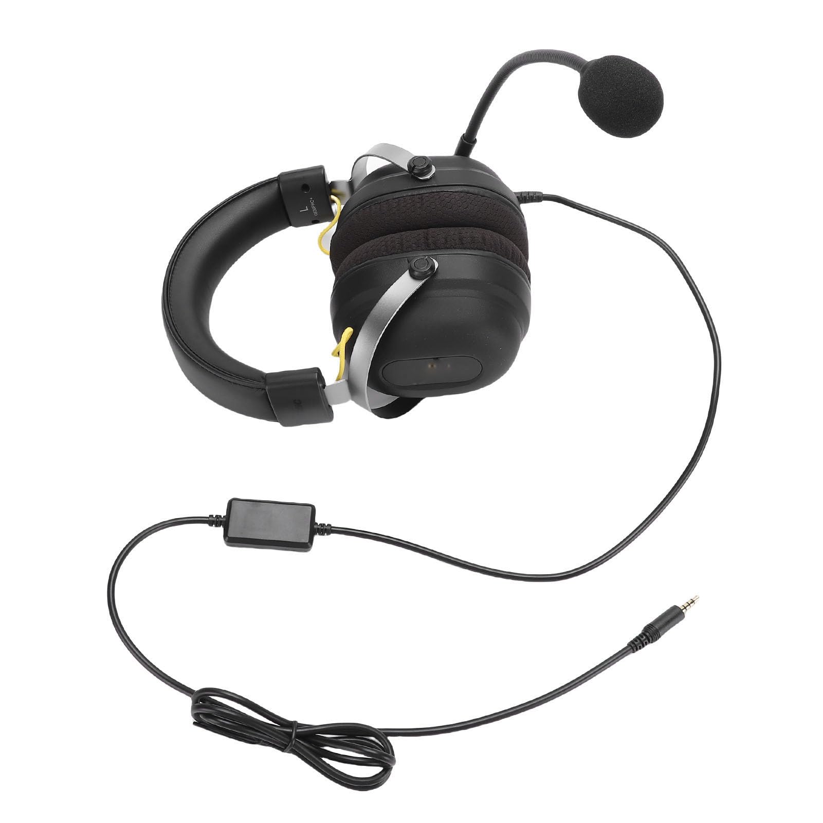 Gamingowy Zestaw Słuchawkowy, Dźwięk Przestrzenny 360°, Ergonomiczne Słuchawki do Gier z lokalizacją Dźwięku, Gniazdo 3,5 Mm Typu Plug and Play, Idealne do Wciągających Gier