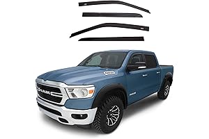 [AVS] In-Channel Rain Guards(4pcs): 19-24 Ram 1500, 10-24 Ram 2500/3500, Mega Crew Cab