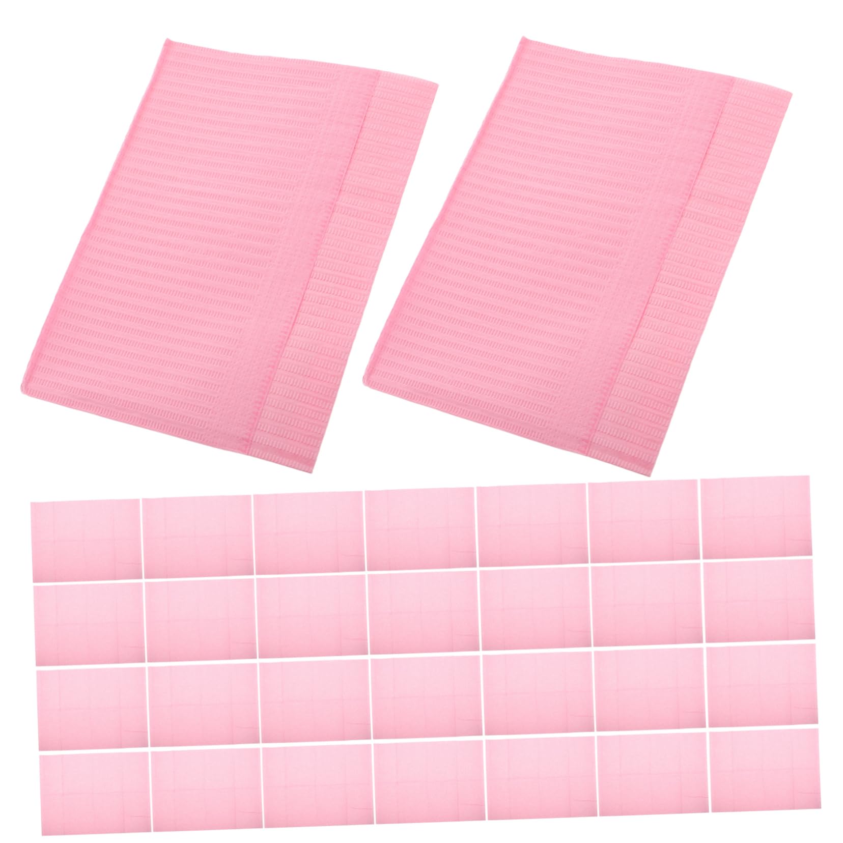 PLAFOPE Tovagliette per Unghie Usa e Getta Impermeabili Rosa 125 Pezzi Non Tessuto per Salone di Manicure Facile Sostituzione e Protezione del Tavolo